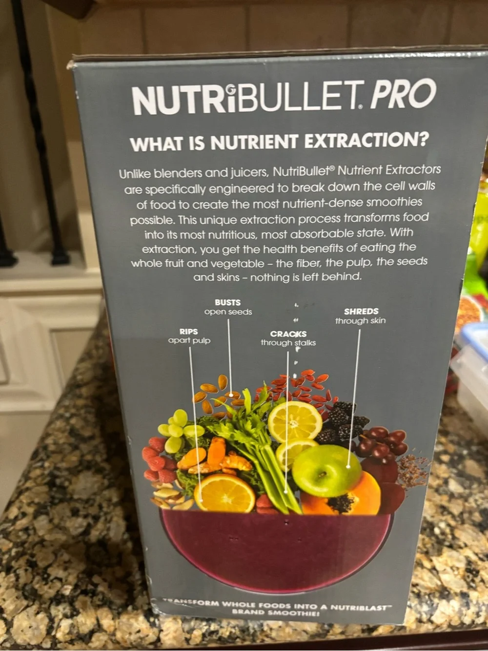 NIB Nutribullet Pro 900W Blender - Metallic Bronze